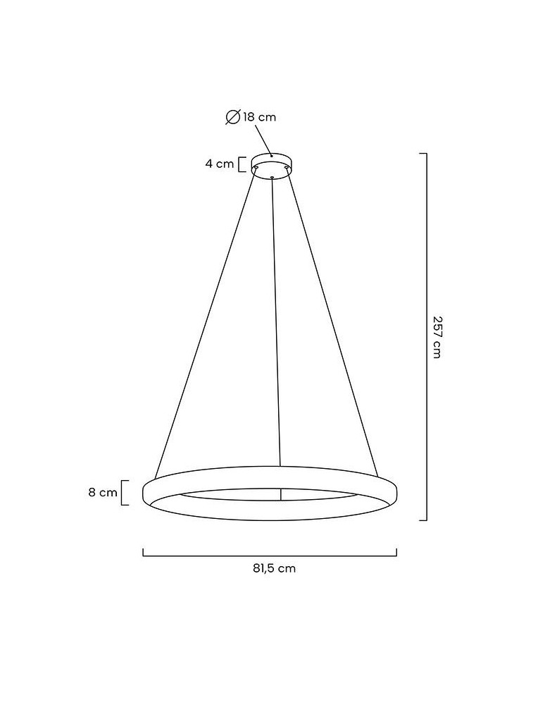 Moosee MOOSEE lampa wisząca LIBERTY 80 złota (MSE010100174) Moosee MOOSEE lampa wisząca LIBERTY 80 złota (MSE010100174)