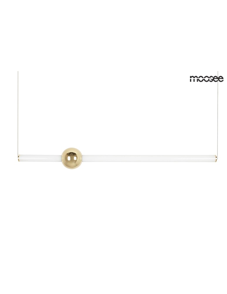 MOOSEE lampa wisząca LIBRA 90 IN biała / złota (MSE010100222) MOOSEE lampa wisząca LIBRA 90 IN biała / złota (MSE010100222)