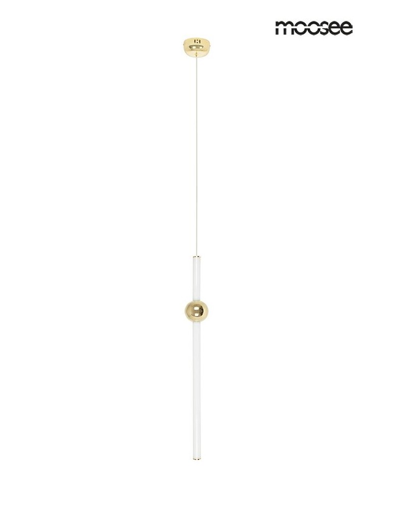 MOOSEE lampa wisząca LIBRA 90 IN biała / złota (MSE010100222) MOOSEE lampa wisząca LIBRA 90 IN biała / złota (MSE010100222)