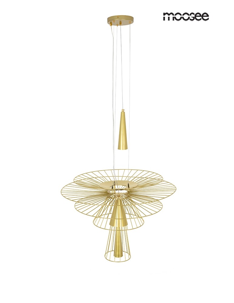 MOOSEE lampa wisząca SESTO złota (MSE010100336) MOOSEE lampa wisząca SESTO złota (MSE010100336)