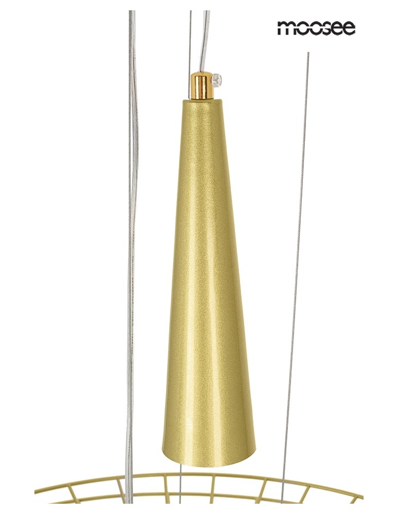 MOOSEE lampa wisząca SESTO złota (MSE010100336) MOOSEE lampa wisząca SESTO złota (MSE010100336)