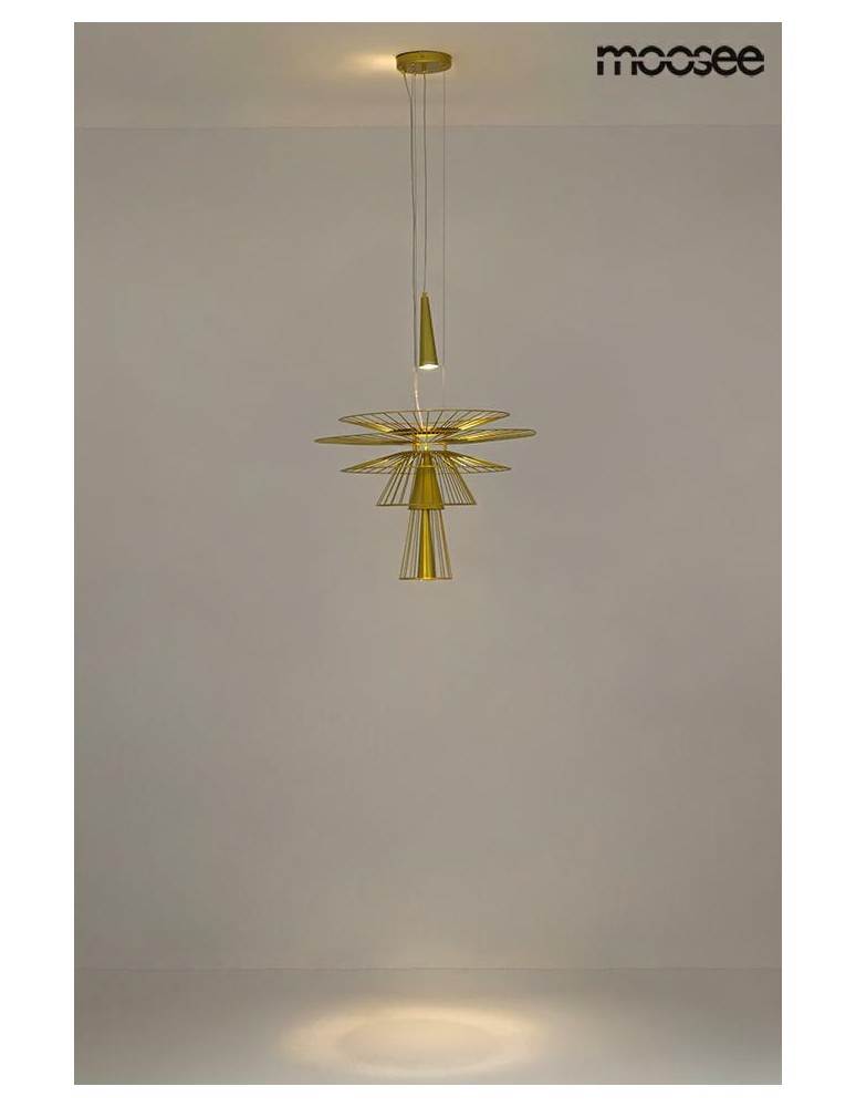 MOOSEE lampa wisząca SESTO złota (MSE010100336) MOOSEE lampa wisząca SESTO złota (MSE010100336)