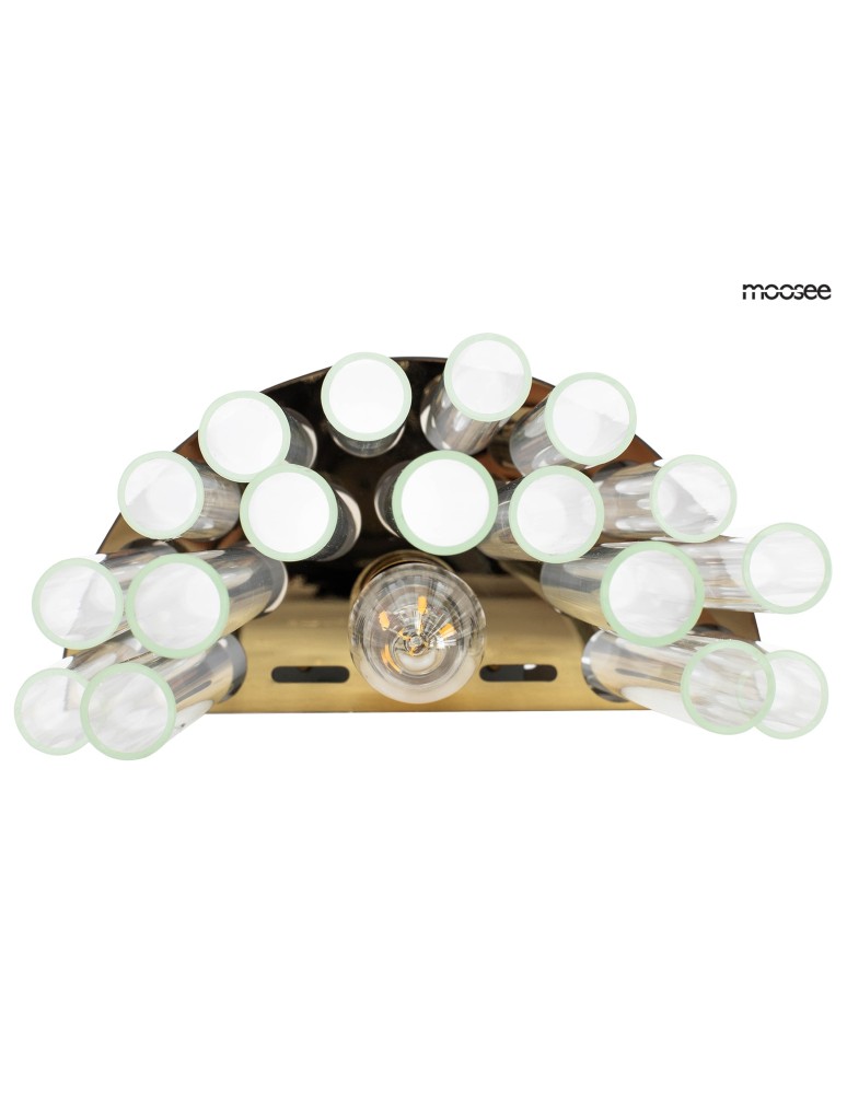 Moosee MOOSEE lampa ścienna PORTOFINO złota (MSE010400201)