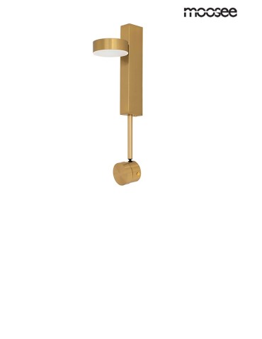 Moosee MOOSEE lampa ścienna CLARID GOLD złota (MSE010400206) - produkt 2