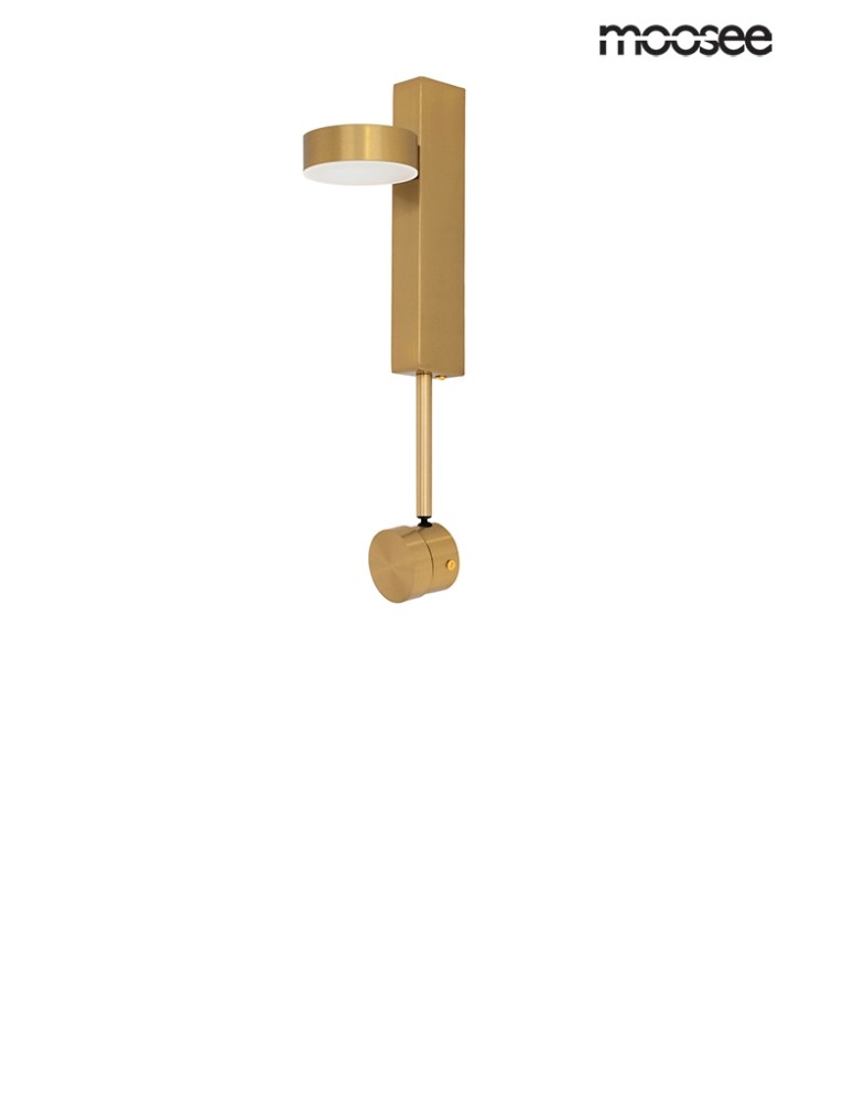 Moosee MOOSEE lampa ścienna CLARID GOLD złota (MSE010400206) Moosee MOOSEE lampa ścienna CLARID GOLD złota (MSE010400206)