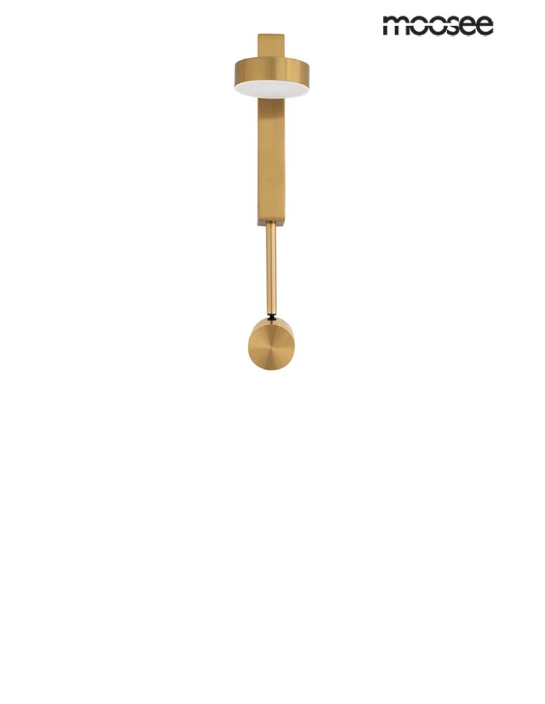 Moosee MOOSEE lampa ścienna CLARID GOLD złota (MSE010400206) Moosee MOOSEE lampa ścienna CLARID GOLD złota (MSE010400206)