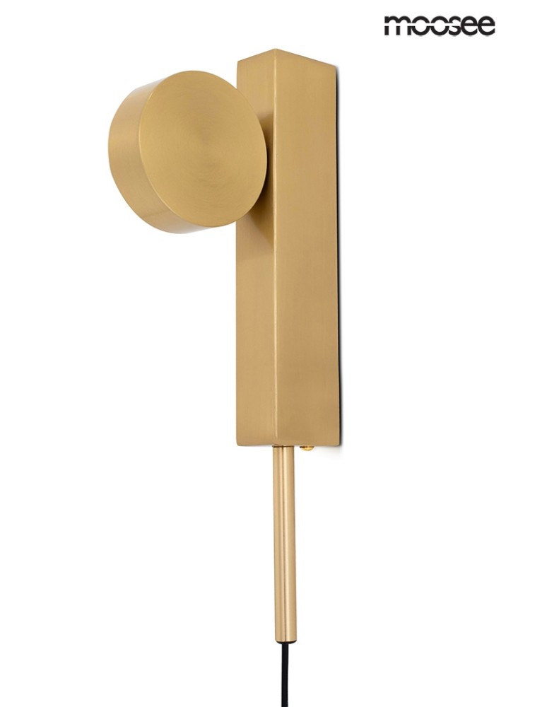Moosee MOOSEE lampa ścienna CLARID GOLD złota (MSE010400206) Moosee MOOSEE lampa ścienna CLARID GOLD złota (MSE010400206)