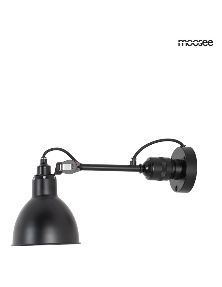 Moosee MOOSEE lampa ścienna FRANK czarna (MSE010400218) Moosee MOOSEE lampa ścienna FRANK czarna (MSE010400218)