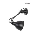 Moosee MOOSEE lampa ścienna FRANK czarna (MSE010400218) Moosee MOOSEE lampa ścienna FRANK czarna (MSE010400218)