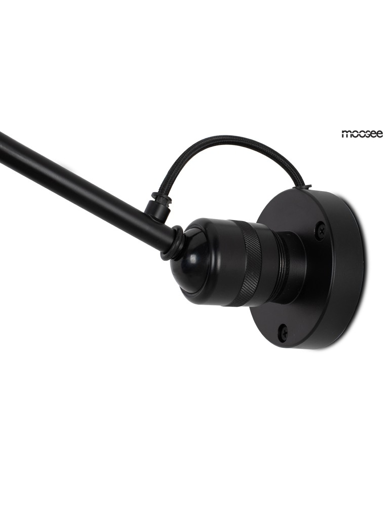 Moosee MOOSEE lampa ścienna FRANK czarna (MSE010400218) Moosee MOOSEE lampa ścienna FRANK czarna (MSE010400218)