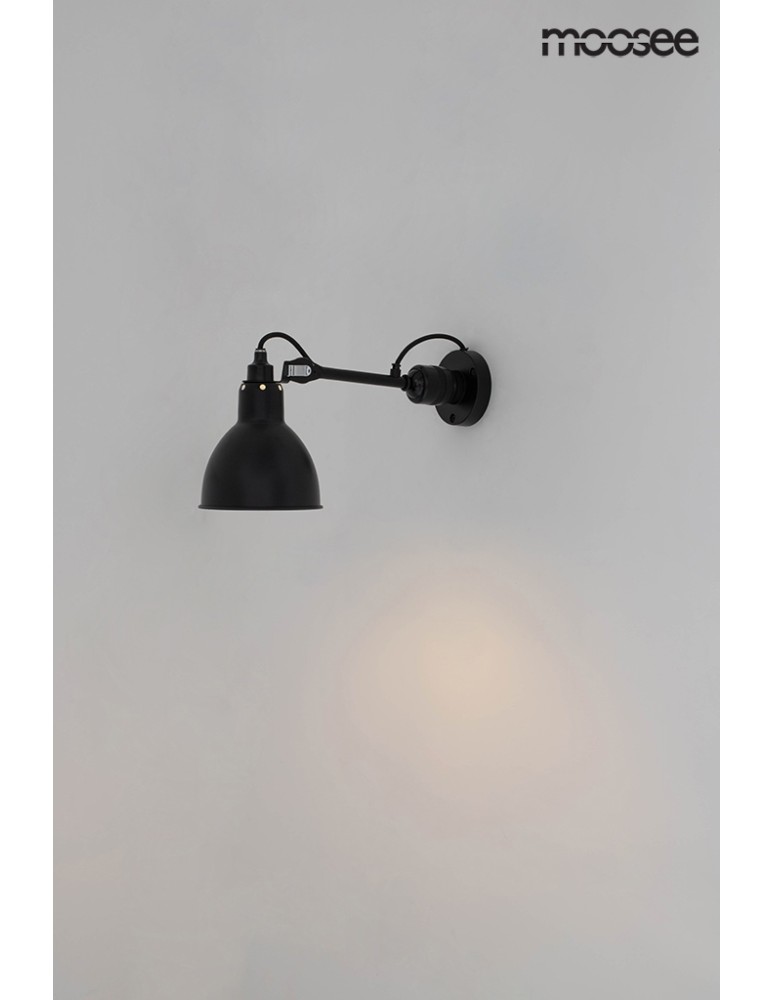 Moosee MOOSEE lampa ścienna FRANK czarna (MSE010400218) Moosee MOOSEE lampa ścienna FRANK czarna (MSE010400218)