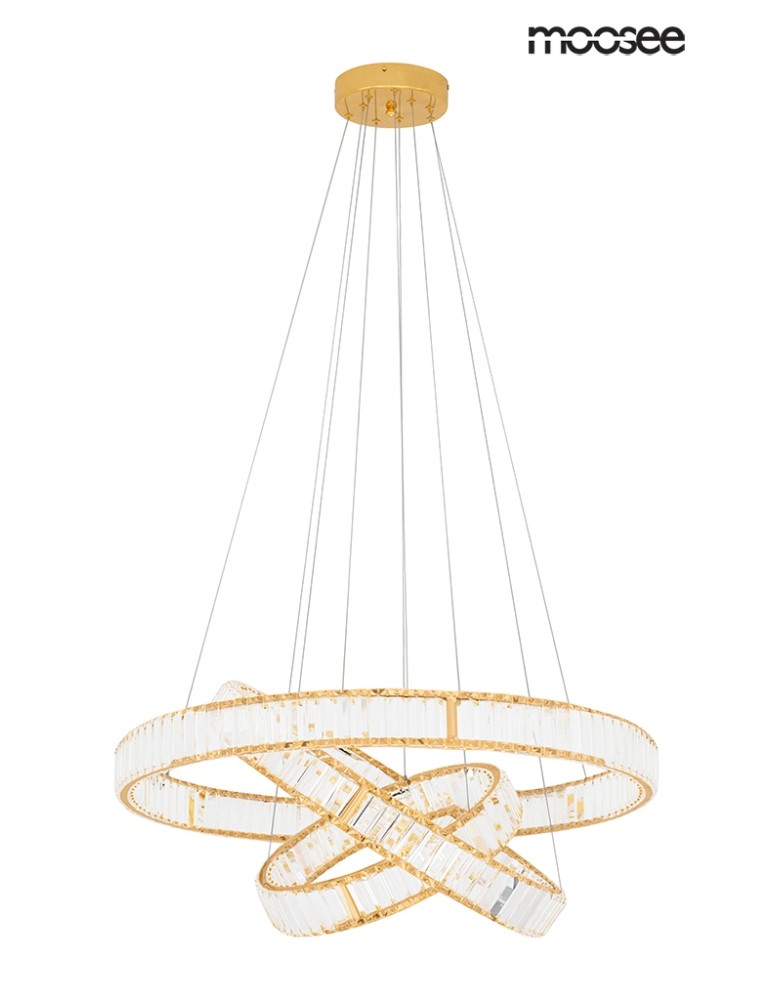 Moosee MOOSEE lampa wisząca LIBERTY TRIPLES złota (MSE010100176) Moosee MOOSEE lampa wisząca LIBERTY TRIPLES złota (MSE010100176)
