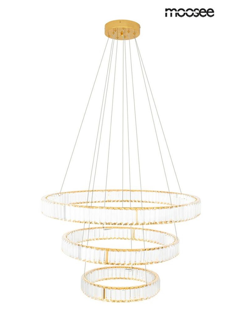 Moosee MOOSEE lampa wisząca LIBERTY TRIPLES złota (MSE010100176) Moosee MOOSEE lampa wisząca LIBERTY TRIPLES złota (MSE010100176)