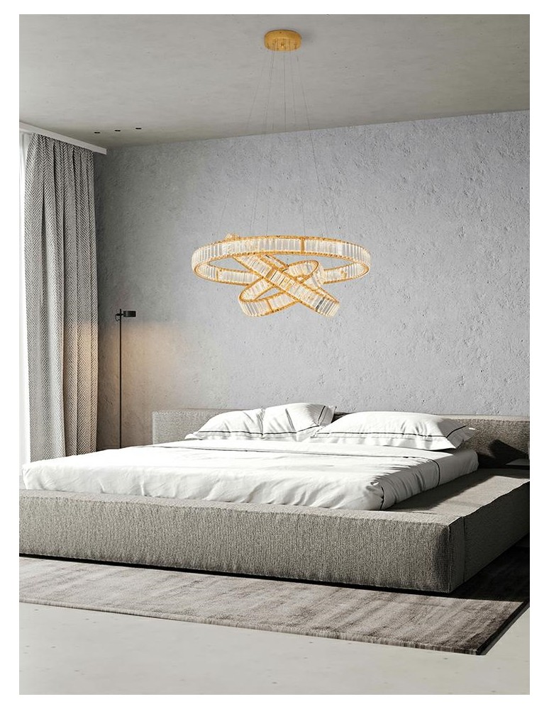 Moosee MOOSEE lampa wisząca LIBERTY TRIPLES złota (MSE010100176) Moosee MOOSEE lampa wisząca LIBERTY TRIPLES złota (MSE010100176)