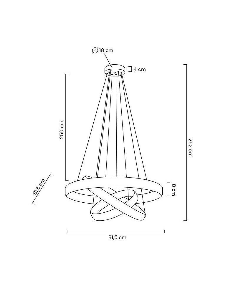 Moosee MOOSEE lampa wisząca LIBERTY TRIPLES złota (MSE010100176) Moosee MOOSEE lampa wisząca LIBERTY TRIPLES złota (MSE010100176)
