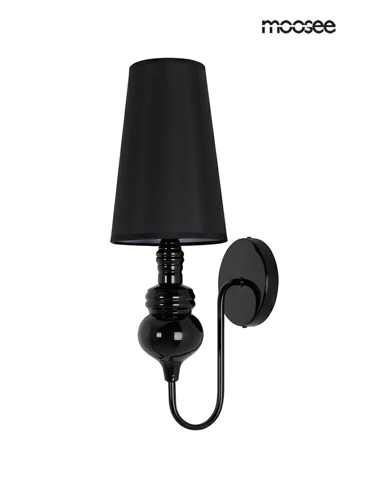 MOOSEE lampa ścienna QUEEN 15 czarna (MSE010100225) MOOSEE lampa ścienna QUEEN 15 czarna (MSE010100225)