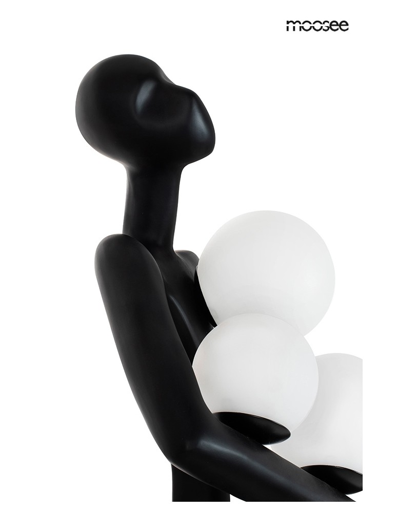 MOOSEE lampa podłogowa HUMAN DREAMER czarna (MSE010100381)