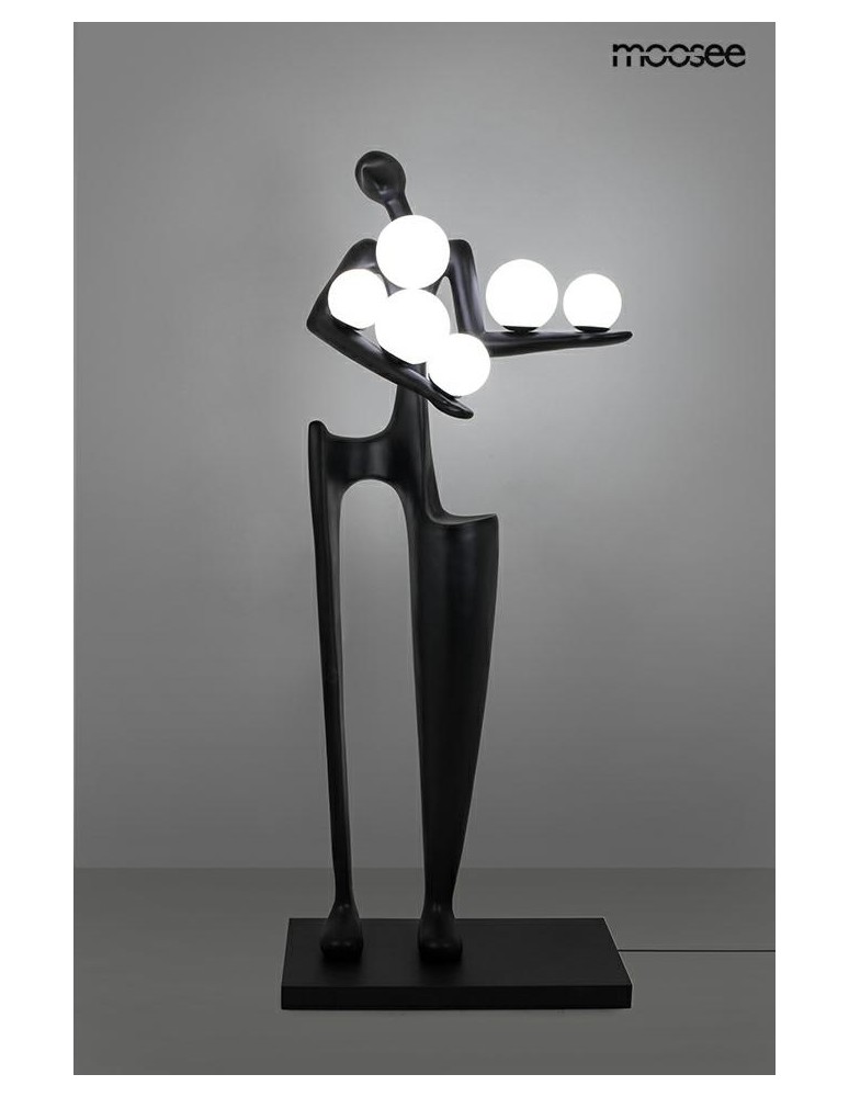 MOOSEE lampa podłogowa HUMAN DREAMER czarna (MSE010100381)