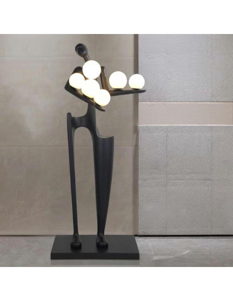 MOOSEE lampa podłogowa HUMAN DREAMER czarna (MSE010100381)