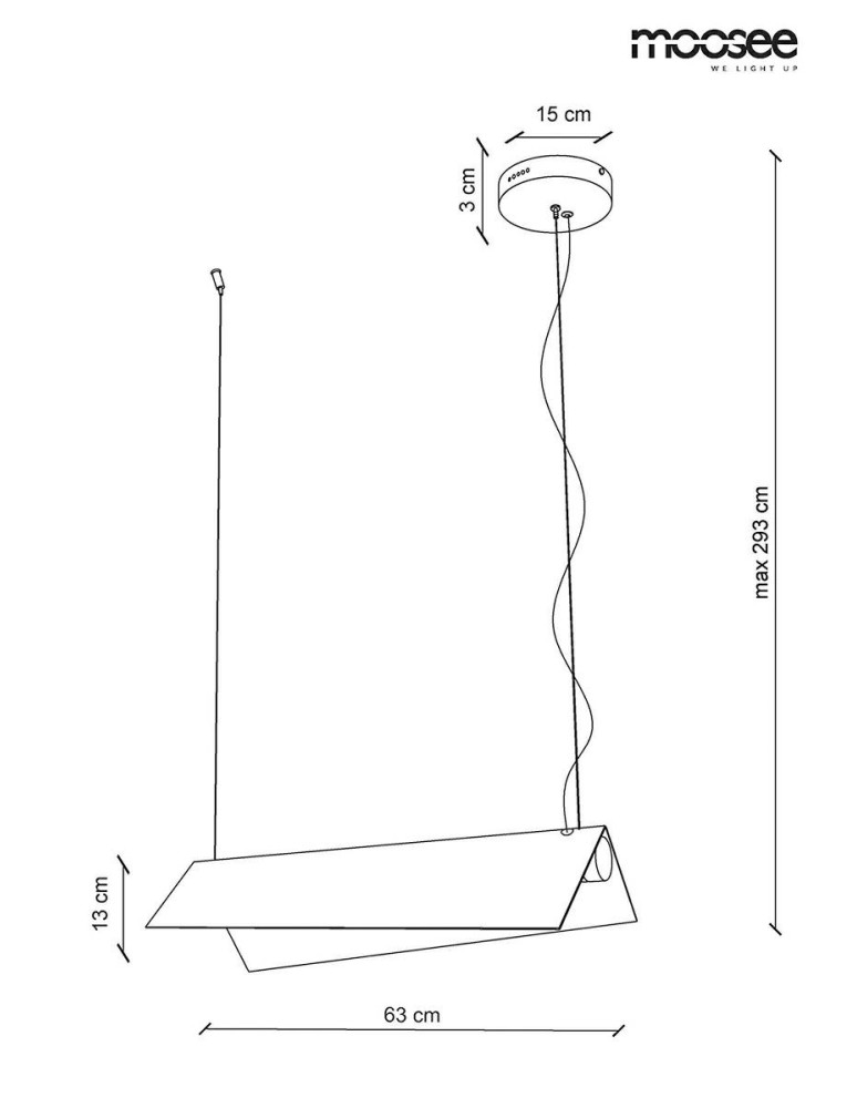 Moosee MOOSEE lampa wisząca PICCO S - złota (MSE010100126)
