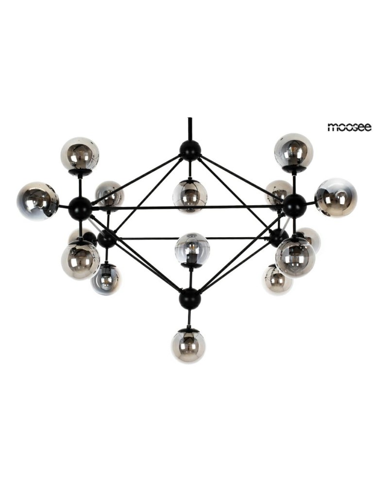 Moosee MOOSEE lampa wisząca ASTRIFERO 15 czarna / bursztynowa (MSE010100179) Moosee MOOSEE lampa wisząca ASTRIFERO 15 czarna / bursztynowa (MSE010100179)