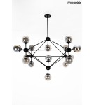 Moosee MOOSEE lampa wisząca ASTRIFERO 15 czarna / bursztynowa (MSE010100179) Moosee MOOSEE lampa wisząca ASTRIFERO 15 czarna / bursztynowa (MSE010100179)
