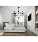 Moosee MOOSEE lampa wisząca ASTRIFERO 15 czarna / bursztynowa (MSE010100179) Moosee MOOSEE lampa wisząca ASTRIFERO 15 czarna / bursztynowa (MSE010100179)