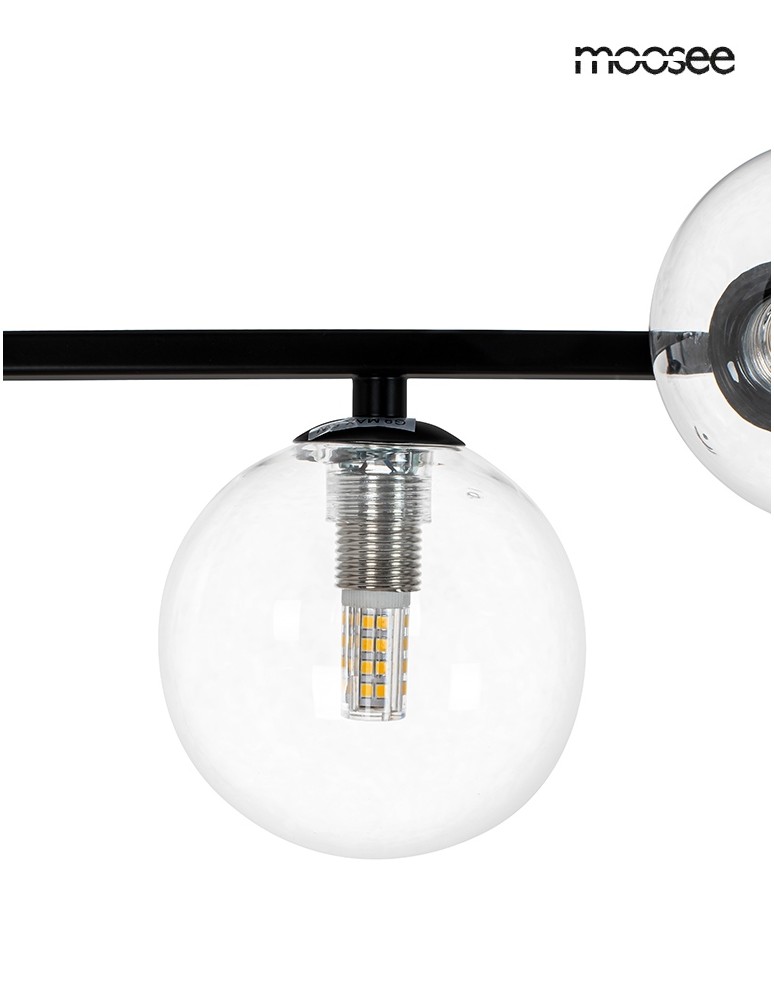 MOOSEE lampa wisząca ALURE LINE TWIN 90 czarna (MSE010100346) MOOSEE lampa wisząca ALURE LINE TWIN 90 czarna (MSE010100346)