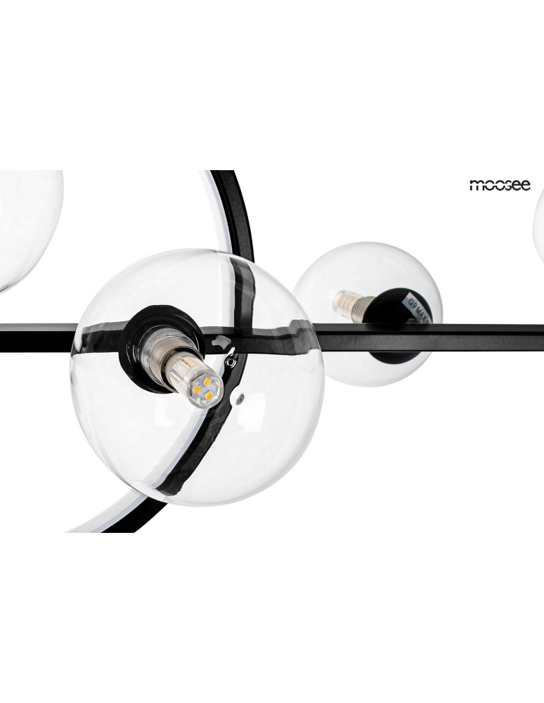 MOOSEE lampa wisząca ALURE LINE TWIN 90 czarna (MSE010100346) MOOSEE lampa wisząca ALURE LINE TWIN 90 czarna (MSE010100346)