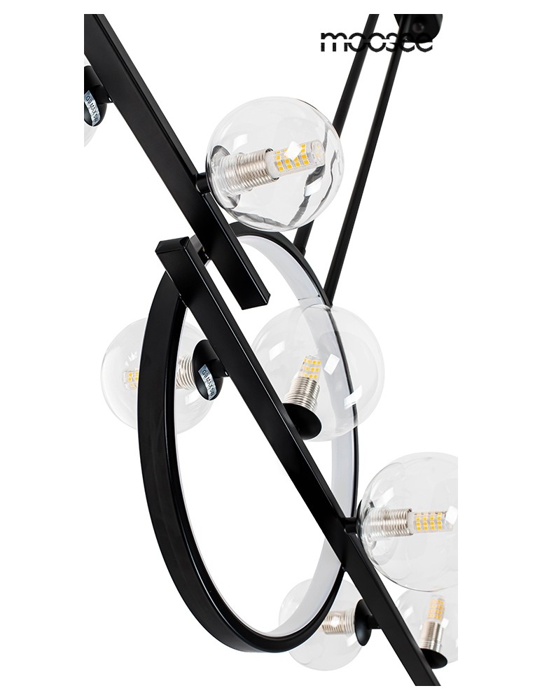 MOOSEE lampa wisząca ALURE LINE TWIN 90 czarna (MSE010100346) MOOSEE lampa wisząca ALURE LINE TWIN 90 czarna (MSE010100346)