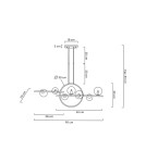 MOOSEE lampa wisząca ALURE LINE TWIN 90 czarna (MSE010100346) MOOSEE lampa wisząca ALURE LINE TWIN 90 czarna (MSE010100346)