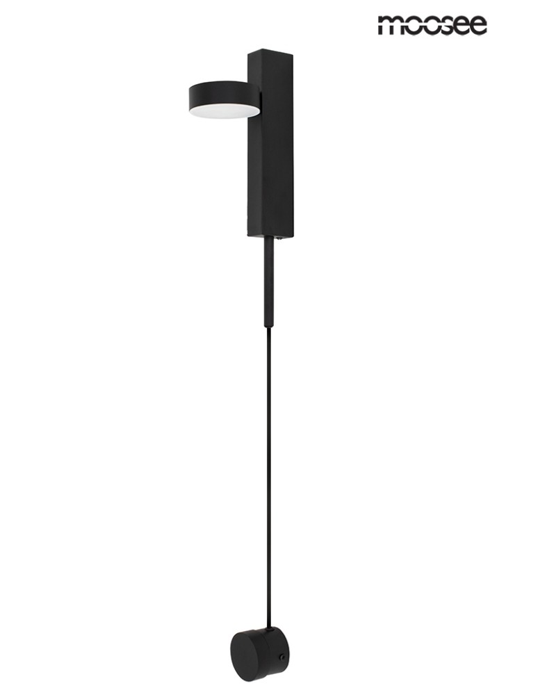 Moosee MOOSEE lampa ścienna CLARID BLACK czarna (MSE010400207) Moosee MOOSEE lampa ścienna CLARID BLACK czarna (MSE010400207)
