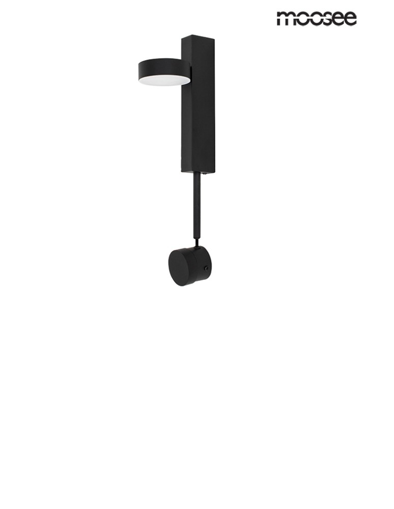 Moosee MOOSEE lampa ścienna CLARID BLACK czarna (MSE010400207) Moosee MOOSEE lampa ścienna CLARID BLACK czarna (MSE010400207)
