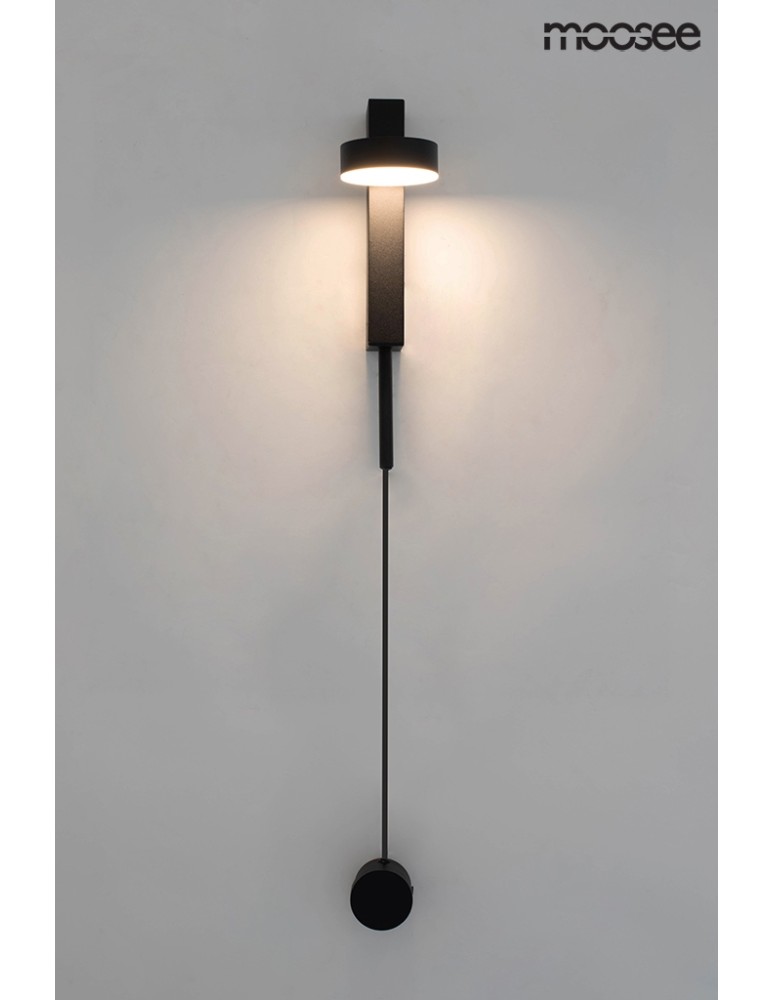 Moosee MOOSEE lampa ścienna CLARID BLACK czarna (MSE010400207) Moosee MOOSEE lampa ścienna CLARID BLACK czarna (MSE010400207)