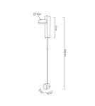 Moosee MOOSEE lampa ścienna CLARID BLACK czarna (MSE010400207) Moosee MOOSEE lampa ścienna CLARID BLACK czarna (MSE010400207)