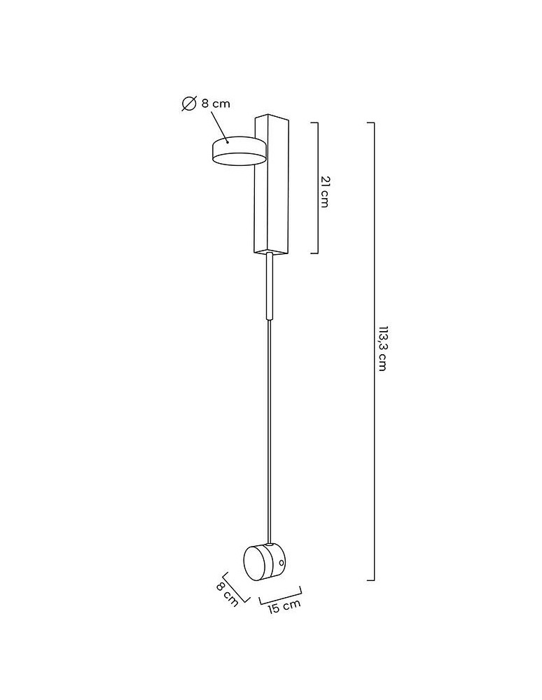 Moosee MOOSEE lampa ścienna CLARID BLACK czarna (MSE010400207) Moosee MOOSEE lampa ścienna CLARID BLACK czarna (MSE010400207)