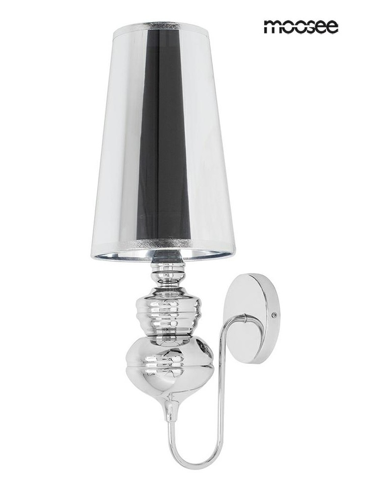 MOOSEE lampa ścienna QUEEN 20 srebrna (MSE010100229)
