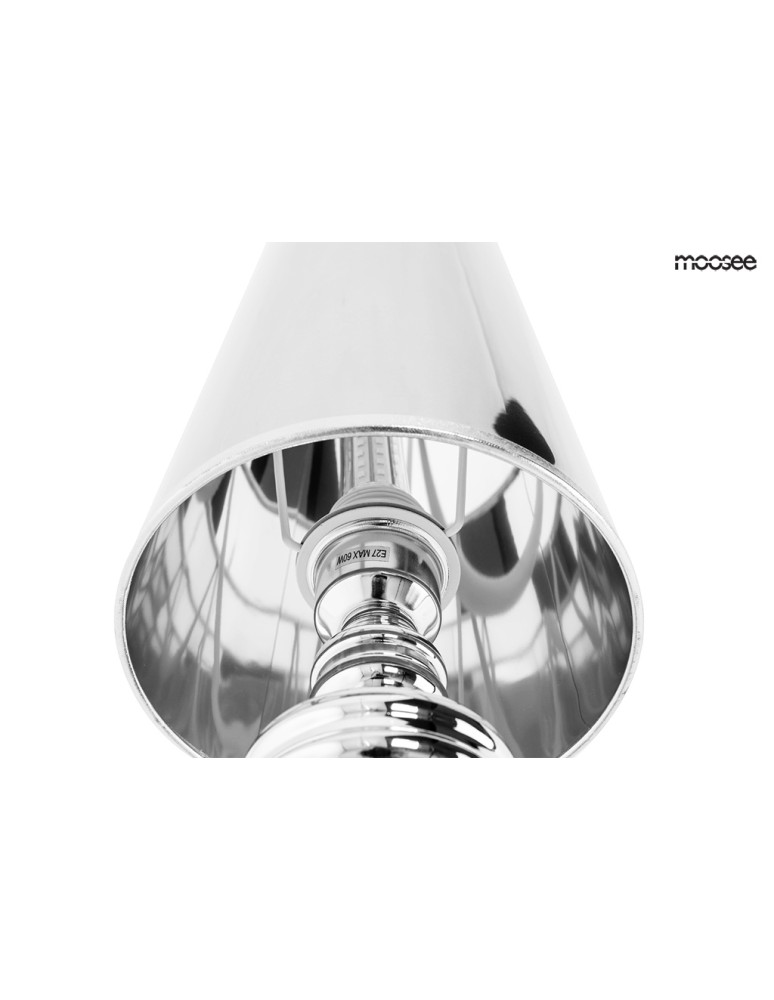 MOOSEE lampa ścienna QUEEN 20 srebrna (MSE010100229)