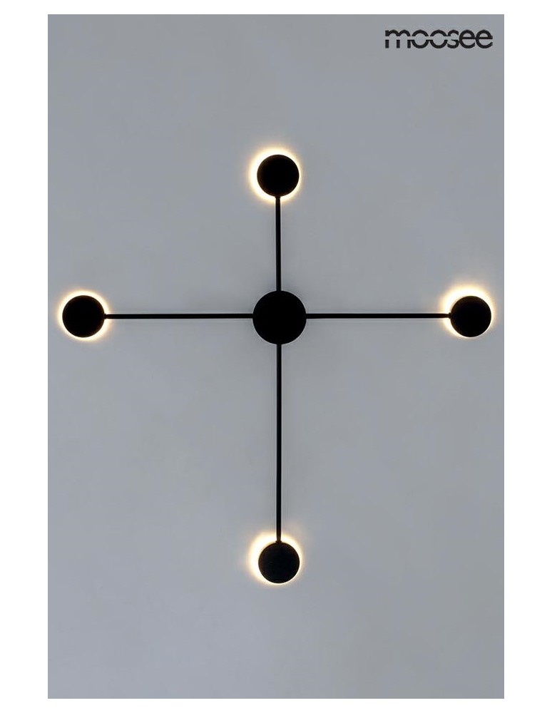 MOOSEE lampa ścienna SHADOW 4 czarna (MSE010100245) MOOSEE lampa ścienna SHADOW 4 czarna (MSE010100245)