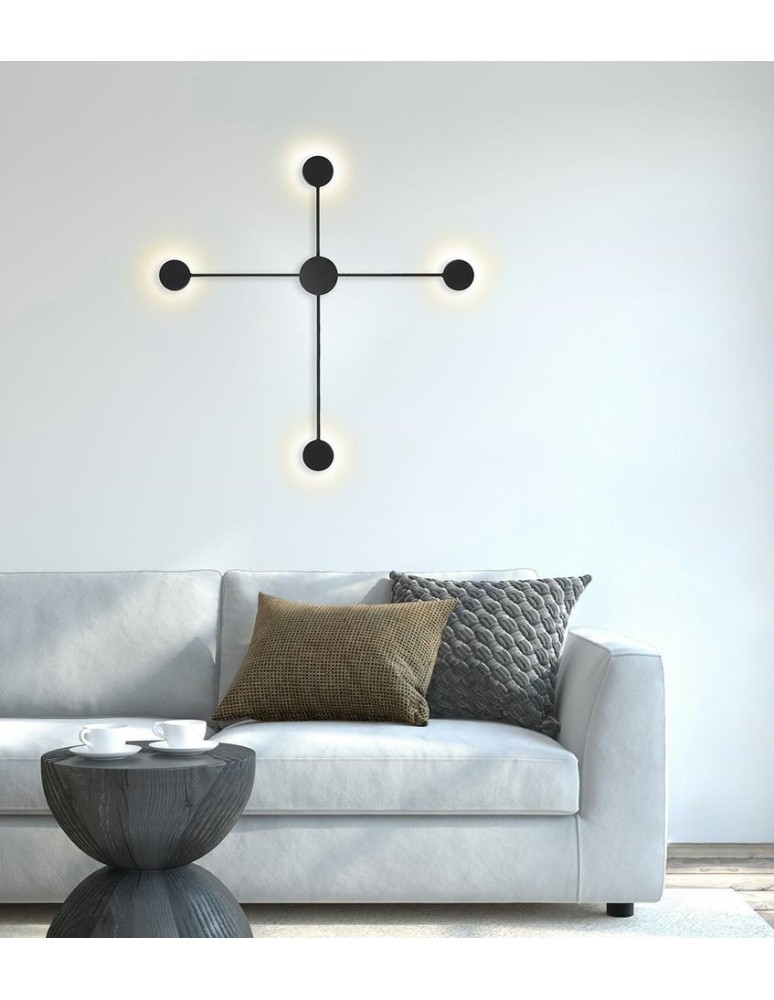MOOSEE lampa ścienna SHADOW 4 czarna (MSE010100245) MOOSEE lampa ścienna SHADOW 4 czarna (MSE010100245)