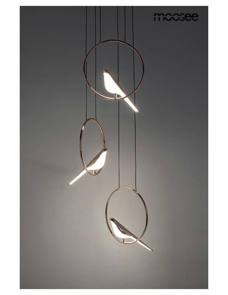 MOOSEE lampa wisząca BIRD DISC złota (MSE010100294) MOOSEE lampa wisząca BIRD DISC złota (MSE010100294)