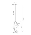 MOOSEE lampa wisząca SPINNER 26 czarna (MSE010100315) MOOSEE lampa wisząca SPINNER 26 czarna (MSE010100315)