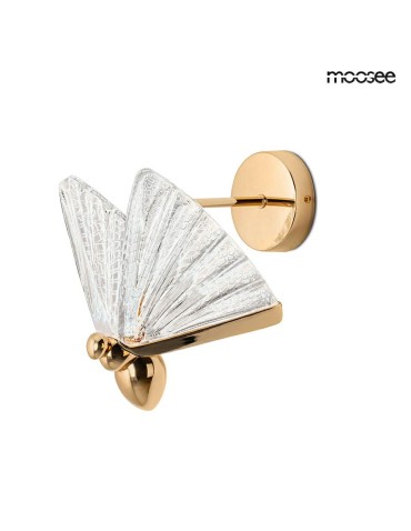 MOOSEE lampa ścienna BUTTERFLY M złota (MSE010100324)