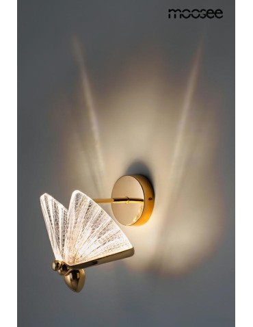 MOOSEE lampa ścienna BUTTERFLY M złota (MSE010100324) - produkt 2