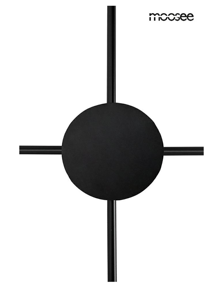 MOOSEE lampa ścienna SHADOW 4 czarna (MSE010100355)