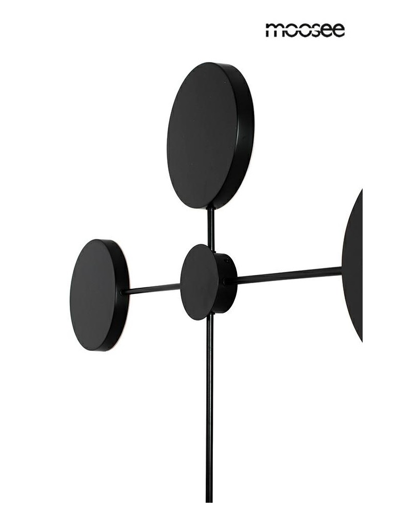 MOOSEE lampa ścienna SHADOW 4 czarna (MSE010100355)