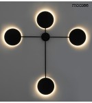 Kinkiety designerskie - MOOSEE lampa ścienna SHADOW 4 czarna (MSE010100355) - product 6