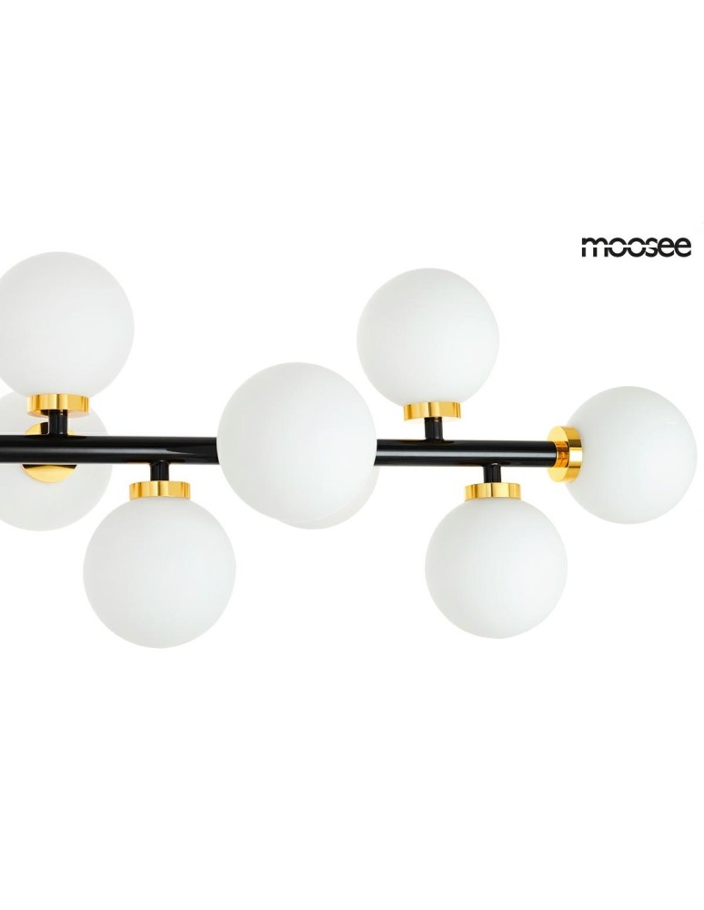 Moosee MOOSEE lampa wisząca COSMO LEVEL M - czarna, złota (MSE010100117) Moosee MOOSEE lampa wisząca COSMO LEVEL M - czarna, złota (MSE010100117)