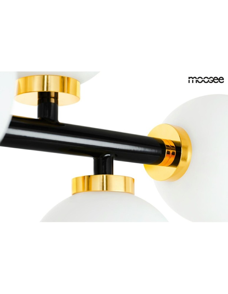 Moosee MOOSEE lampa wisząca COSMO LEVEL M - czarna, złota (MSE010100117) Moosee MOOSEE lampa wisząca COSMO LEVEL M - czarna, złota (MSE010100117)