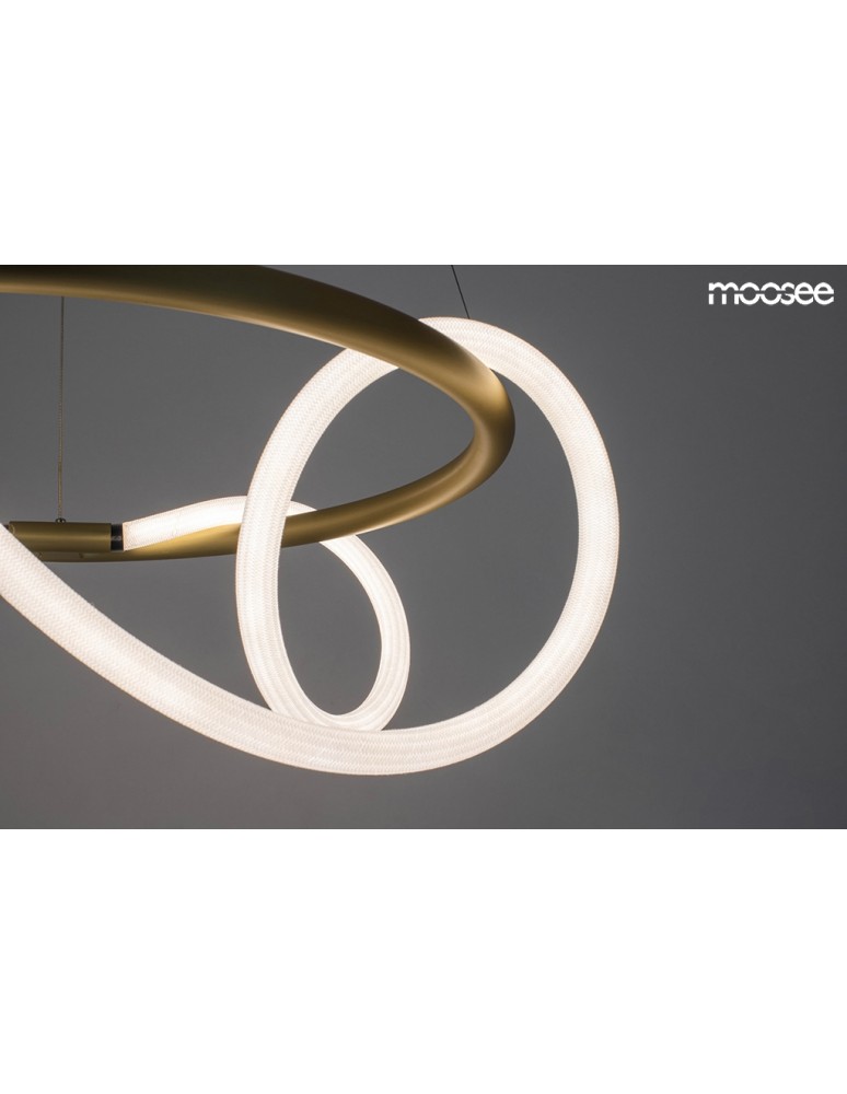 MOOSEE lampa wisząca SERPIENTE 60 złota (MSE010100236)